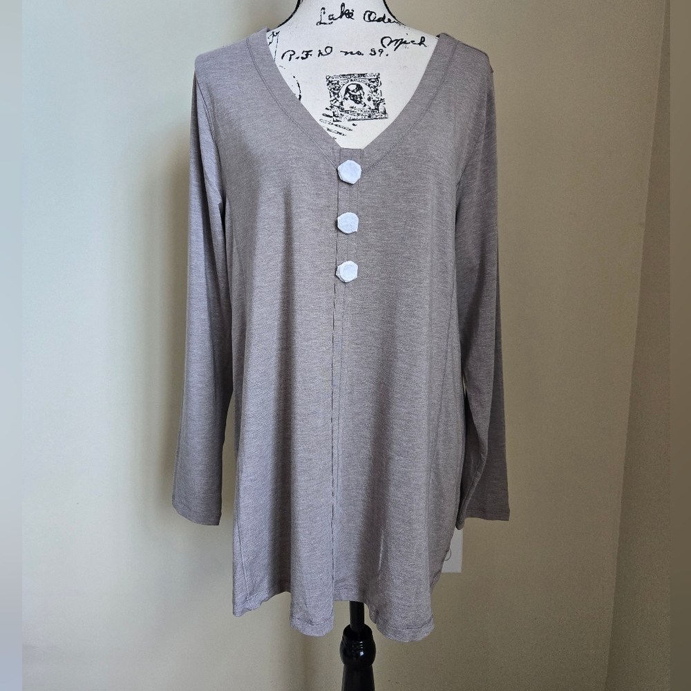 Soft Surroundings NWOT Tunic Top Womens 1X Soft Jersey Casual